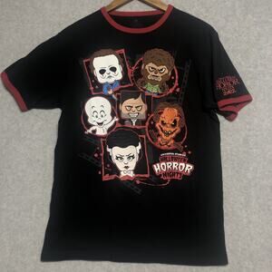 Halloween Horror Nights T Shirt Mens Size Medium Ringer Style Casper Werewolf